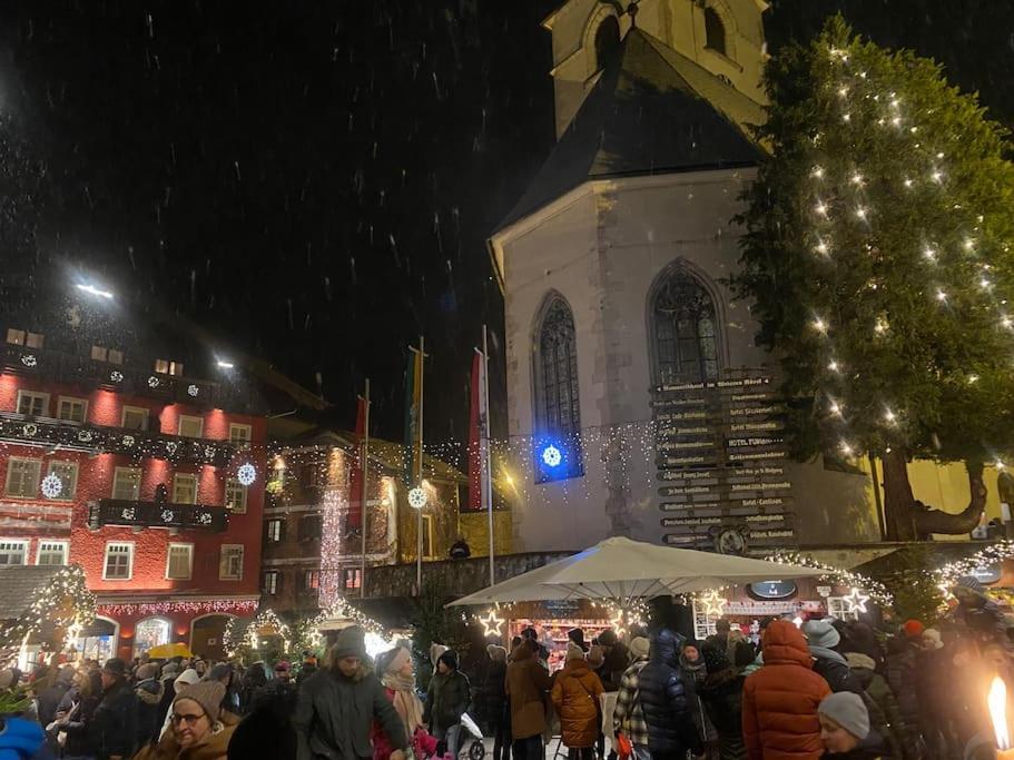 Schoene Ferienwohnung Mit Wolfgangseeblick Strobl Exterior foto